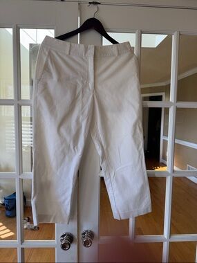 Lilly Pulitzer White Cropped Pants